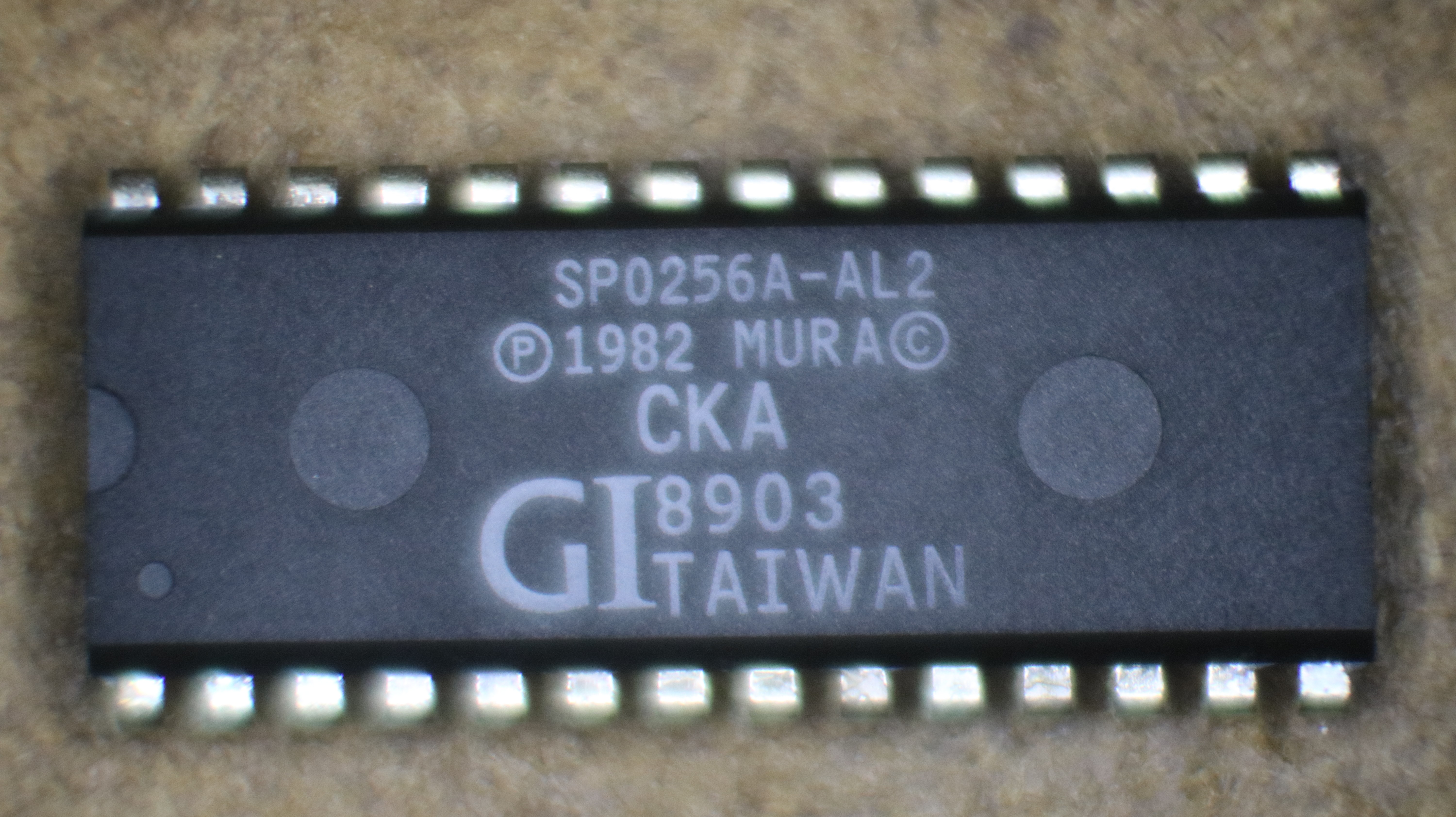 General Instruments SP0256A-AL2 speech synthesizer IC NOS no pulls