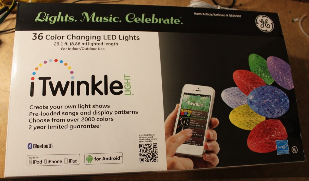 GE iTwinkle 36 LED Christmas light teardown and hacking Dr. Scott M